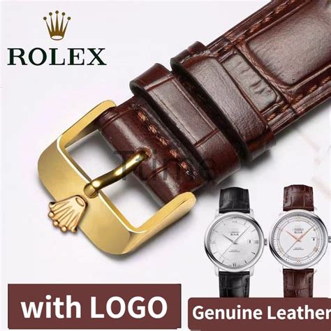 authentic rolex leather straps|genuine Rolex leather watch straps.